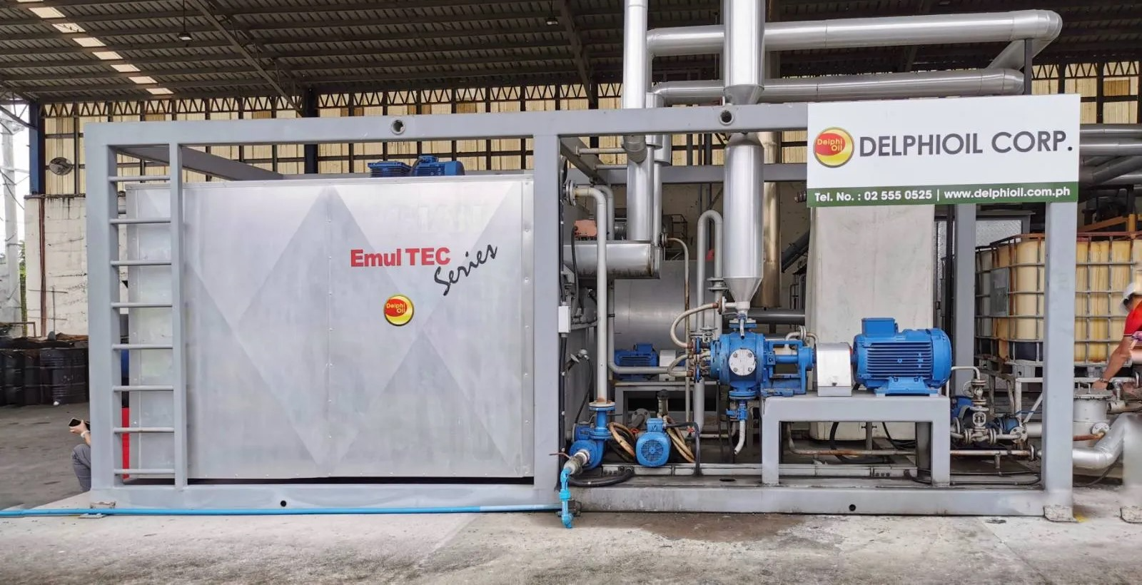 Oil Refinery at Sunset